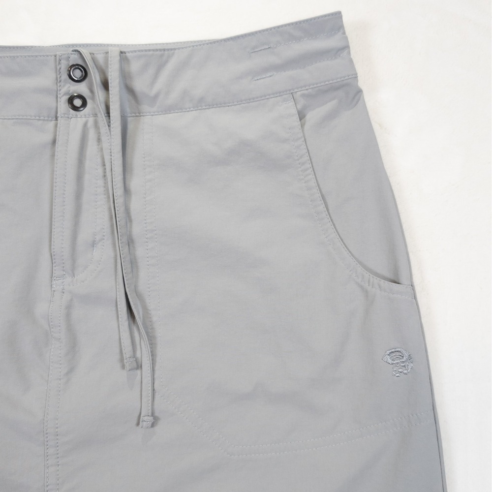 Mountain Hardwear Hiking Skirt Womens 10 Gray Water Repellent Unlined Bottoms - Picture 4 of 9